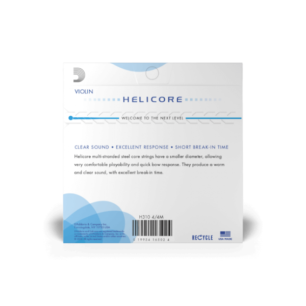 D`Addario Violinsaiten-Satz - "Helicore" - mittel - 4/4 Größe